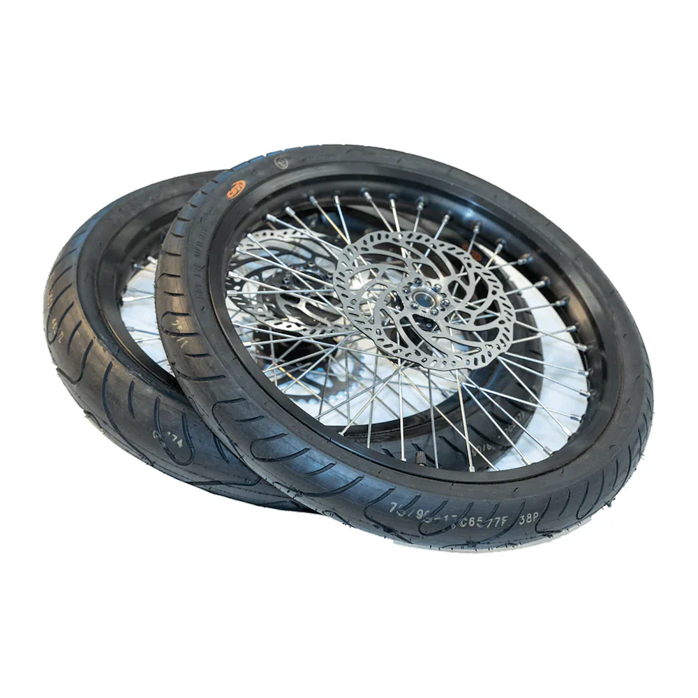Light bee supermoto wheel set